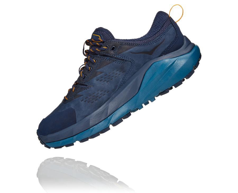 Hoka One One Trainers Womens Navy - Kaha Low GORE-TEX - 96738VWAF